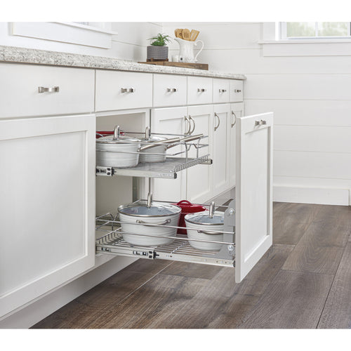 Rev-A-Shelf 5WB2-1822CR-1 / 18 x 22 in Two-Tier Pull-Out Baskets ...