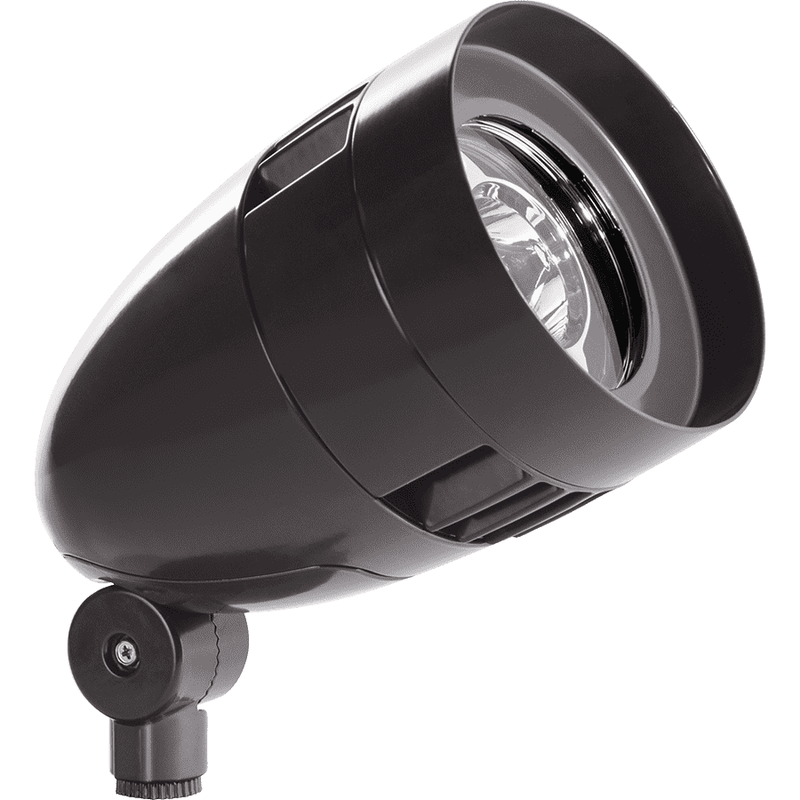 RAB Lighting HBLED26A Bullet Shape Cool LED Floodlight with Hood and L ...