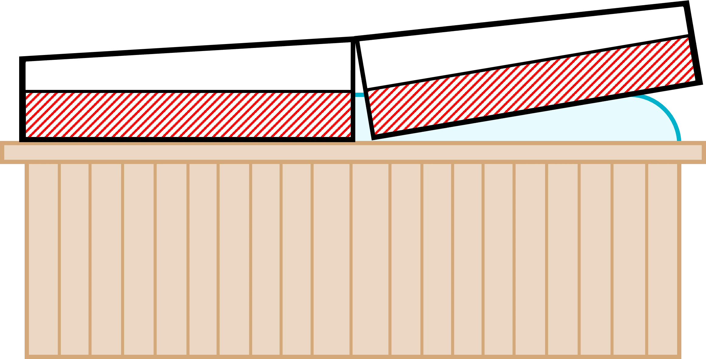 diagram of hot tub with cover - cover skirt highlighted