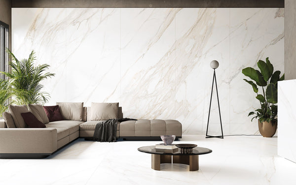 porcelain marble look tile