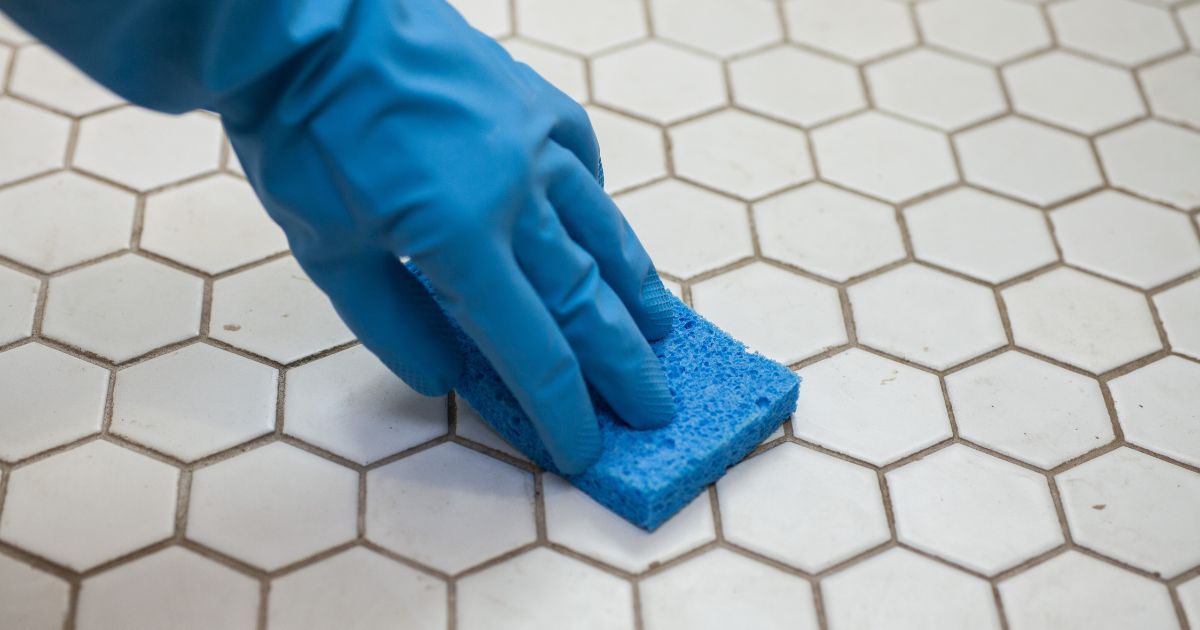 how to clean tile
