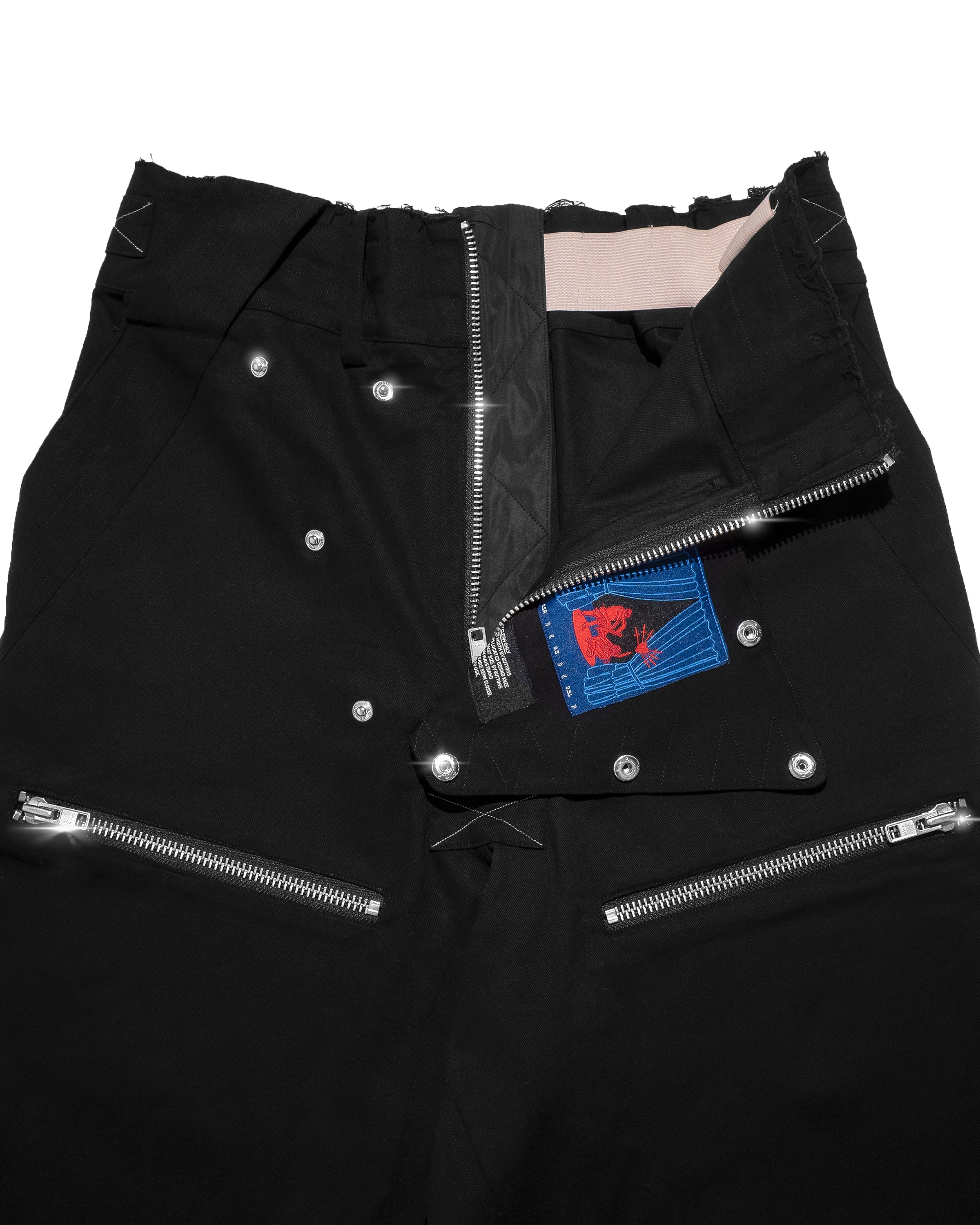 FLIGHT PANTS 2.0 [BLACK/CHROME]