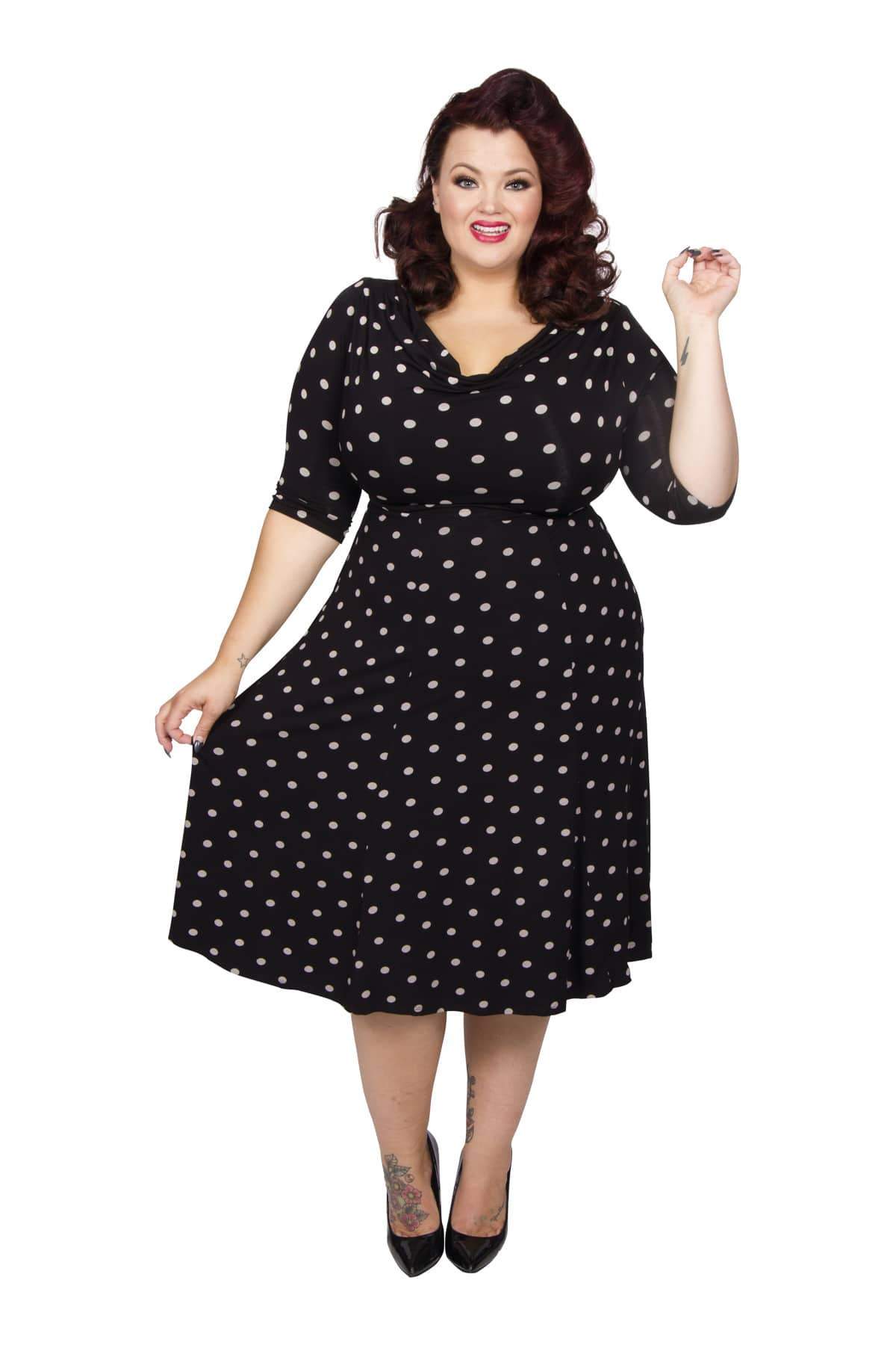 Vintage Style 1940s Plus Size Dresses