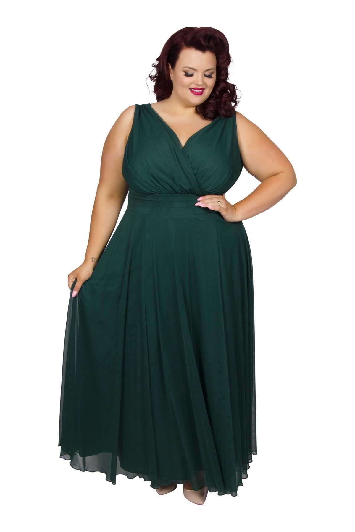 nancy marilyn chiffon maxi dress