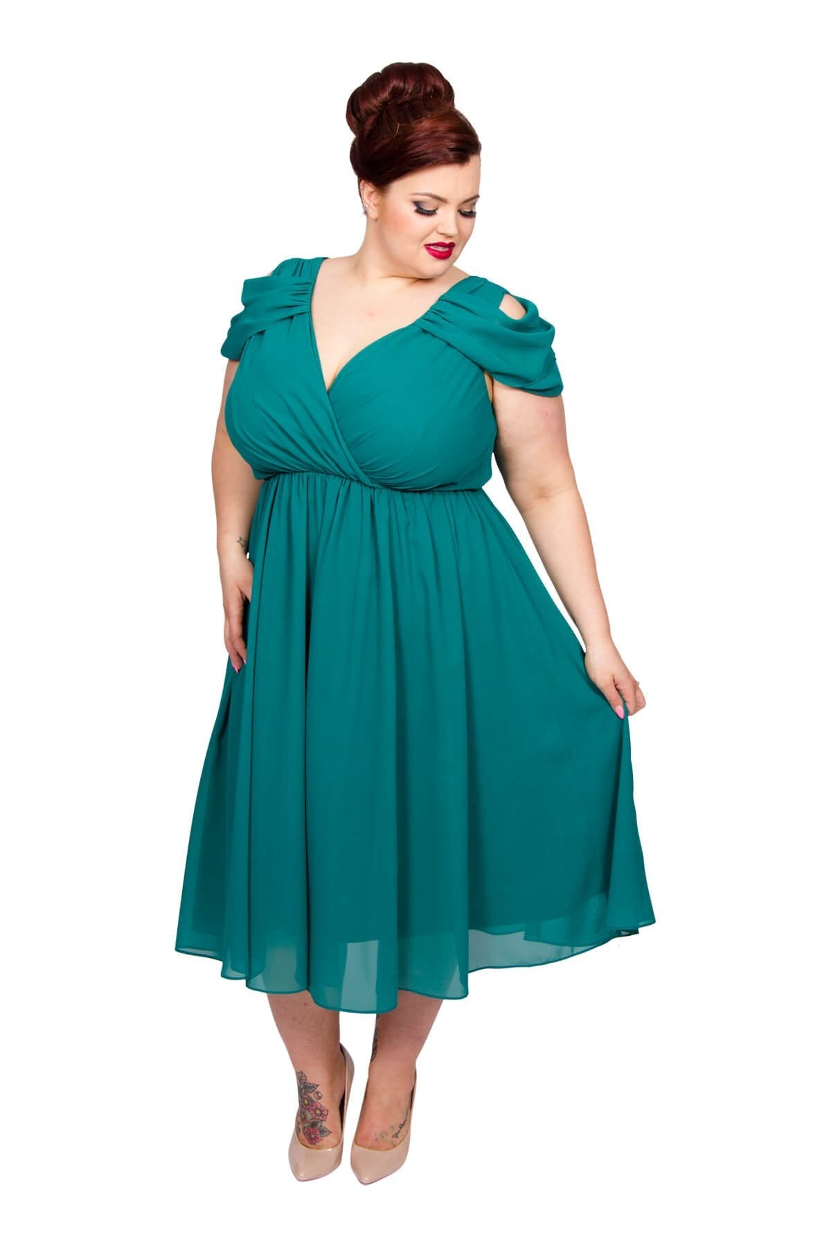 1950s Plus Size Dresses, Swing Dresses