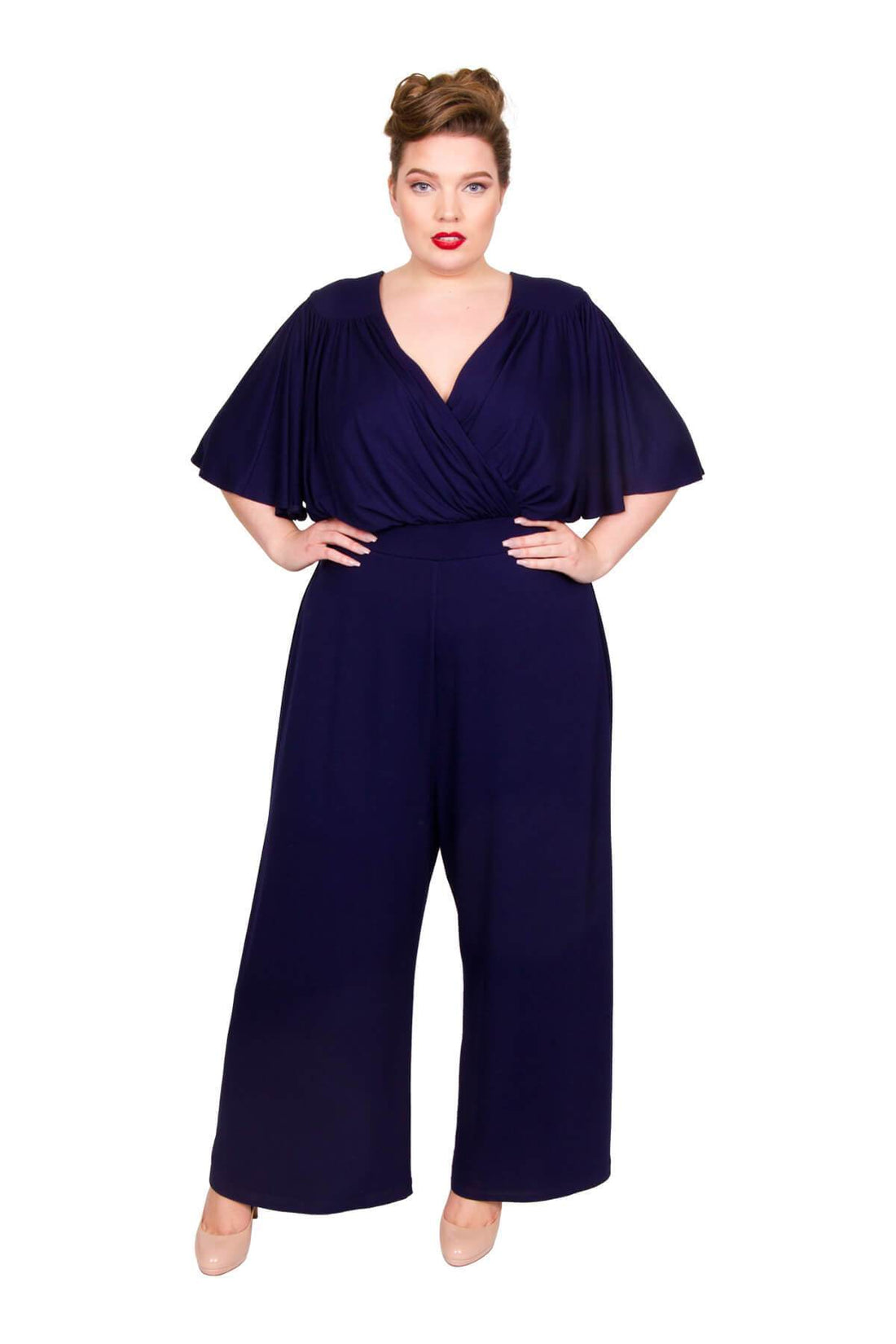 Blueberry Wrap Lounge Jumpsuit – Scarlett & Jo