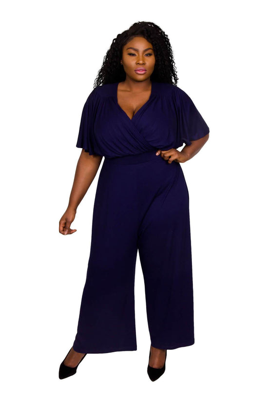 Blueberry Wrap Lounge Jumpsuit – Scarlett & Jo