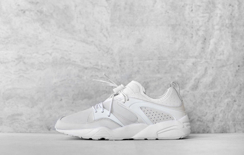 puma stampd blaze of glory white