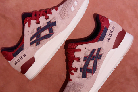 asics gel lyte iii adobe rose