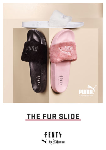 fenty x puma fur slides