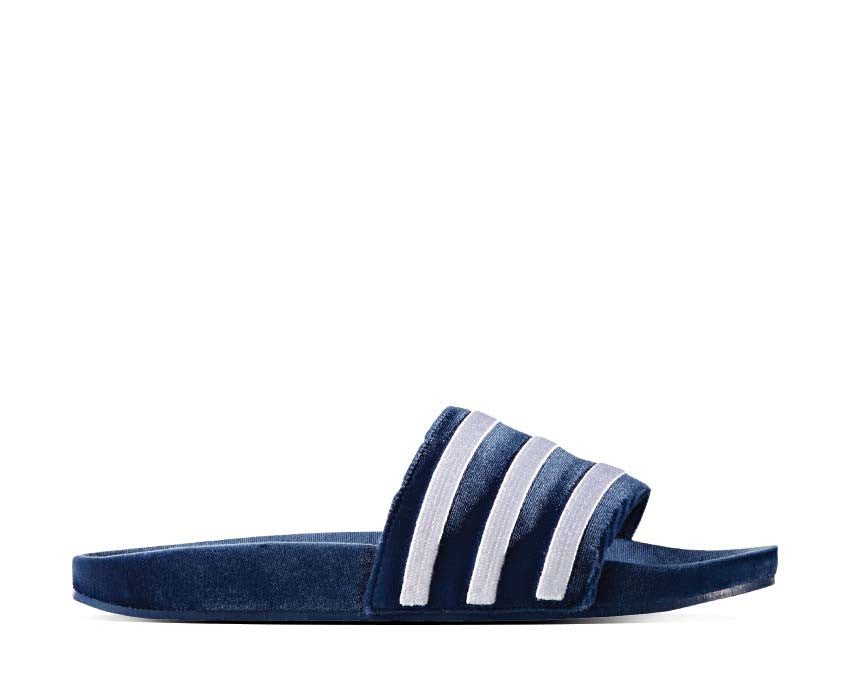 adidas adilette velvet blue