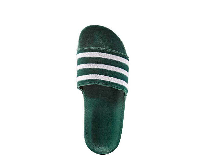 Adidas Adilette Slides Velvet Dark Green