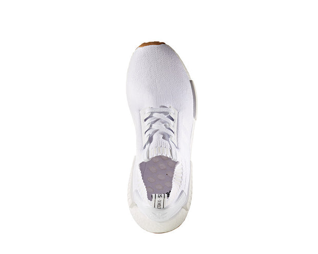 Adidas NMD R1 Primeknit Gum Pack White Sneakers