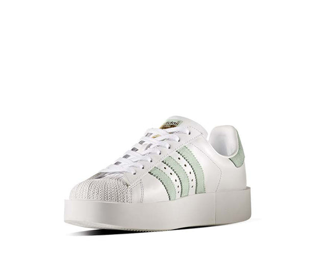 adidas superstar mint green and white