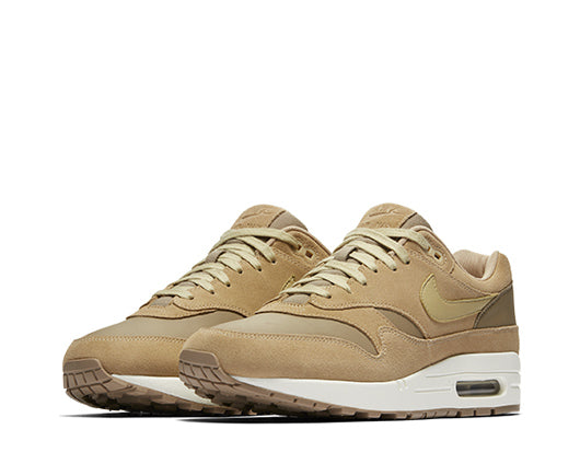 Instalación recluta congestión Nike Air Max 1 Premium Leather Khaki NOIRFONCE Zapatillas