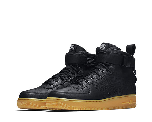 sf air force 1 mid black gum