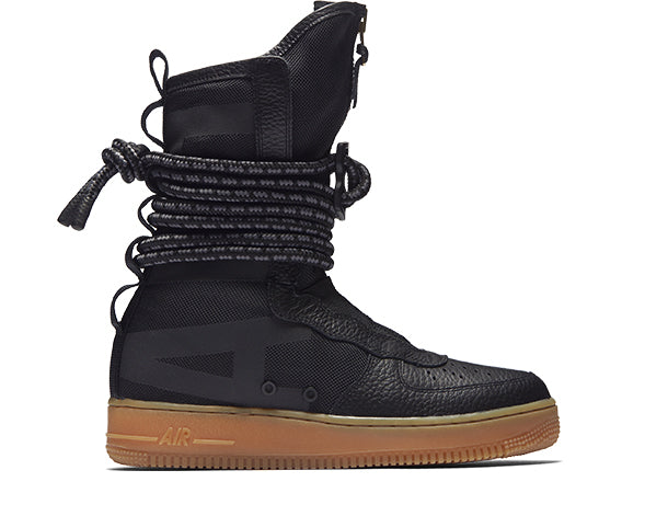 SF Air Force 1 Boot Black Wmn's NOIRFONCE Zapatillas
