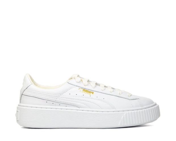 puma platform core blanche