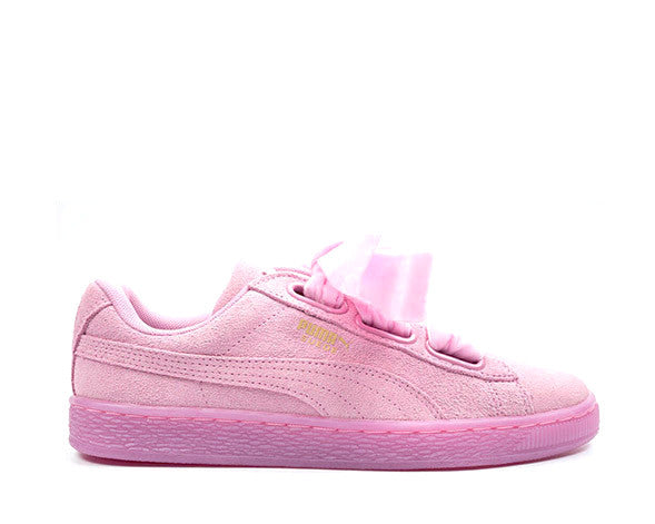 puma suede heart reset pink