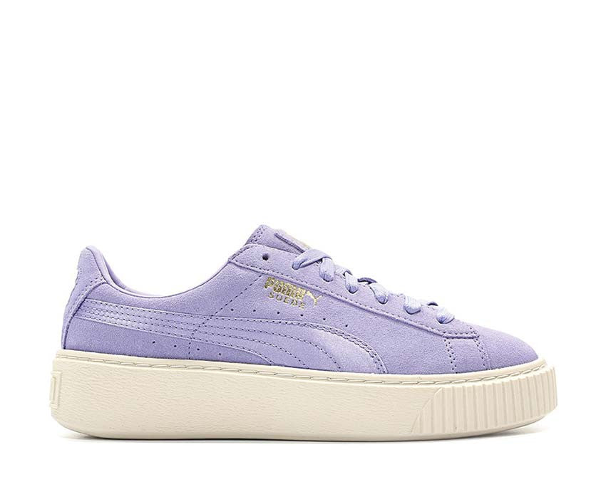 Puma Suede Platform Mono Satin Lilac 