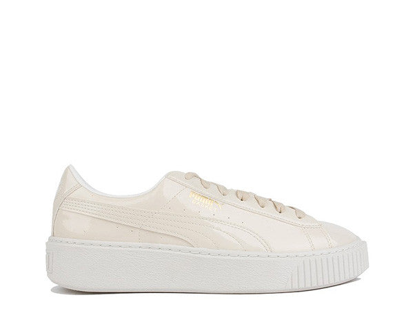 Puma Basket Platform Patent Oatmeal 