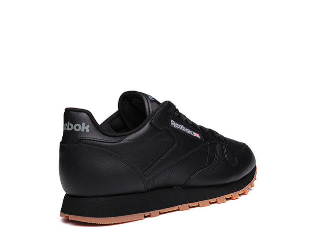 reebok cl leather black