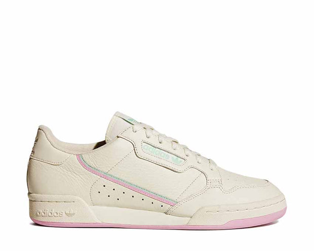 adidas continental 80 off white true pink