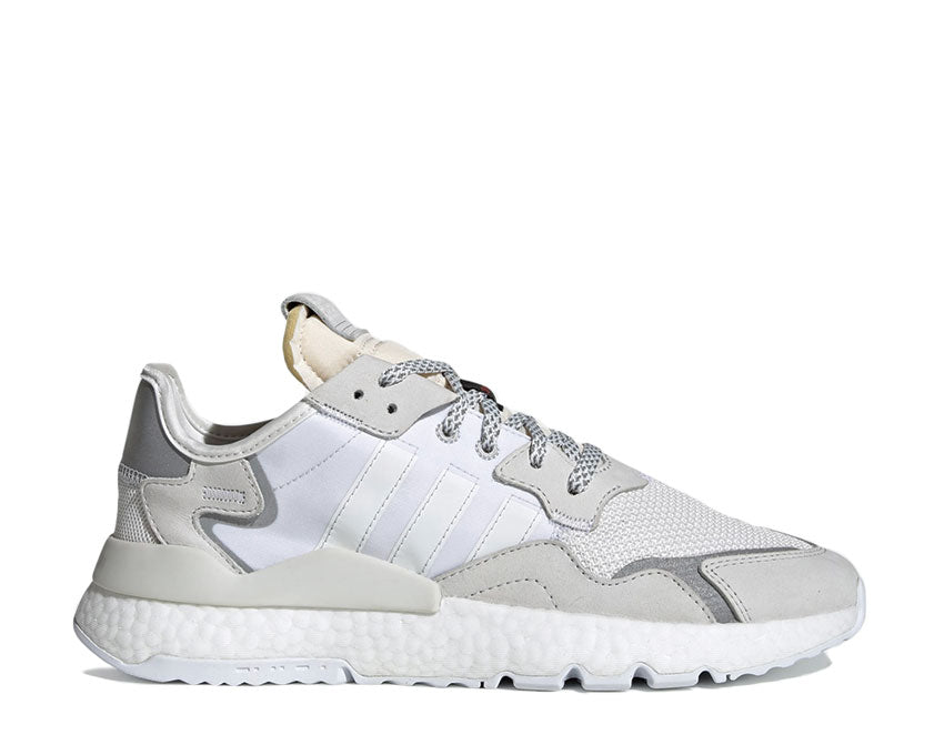 adidas nite jogger white 3m