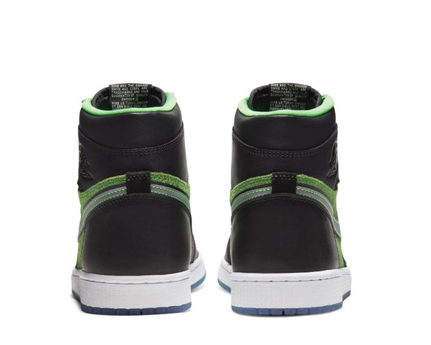 air jordan 1 hi zoom air black tomatillo & rage green