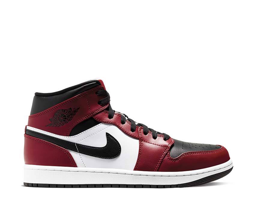 red and black jordan ones