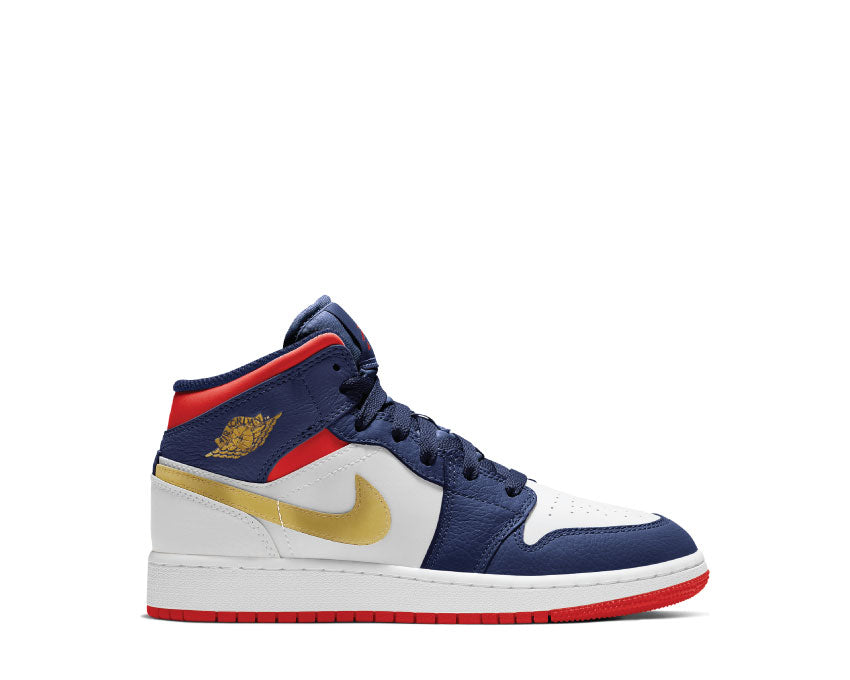 Air Jordan 1 Mid GS Olympic