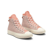 Sneakers aus Stoff Converse Ctas Berkshire Hi A00914C Dark Beetroot Saddle Egret Mauve / Terra Grey / Charcoal A01332C