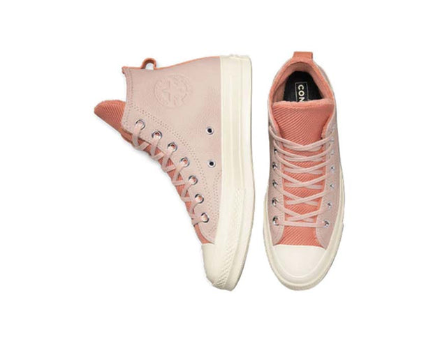 Sneakers aus Stoff Converse Ctas Berkshire Hi A00914C Dark Beetroot Saddle Egret Mauve / Terra Grey / Charcoal A01332C