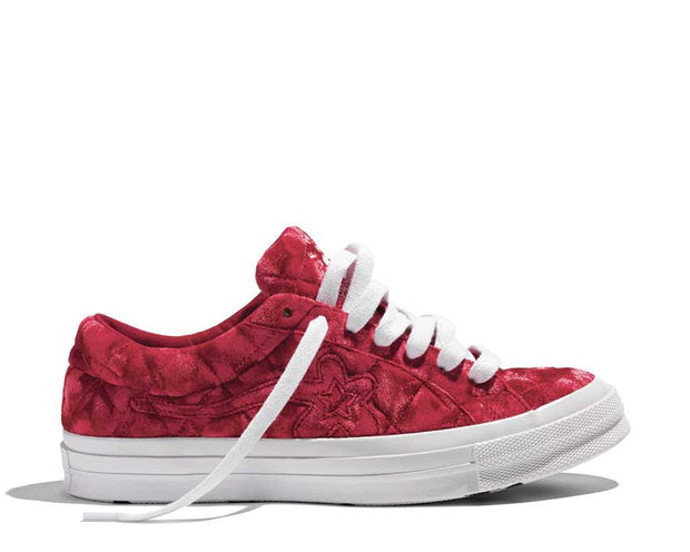 Converse Golf Le Fleur Velvet OX Cherry