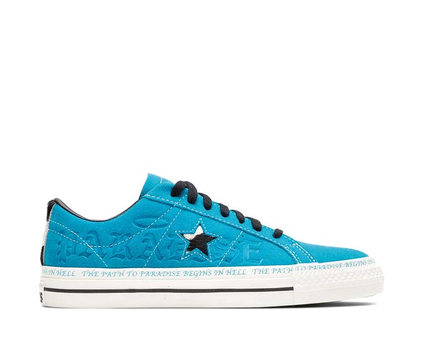 Converse PLAY COMME des GARCONS Converse Allstar Low White 25cm Teal 173215C