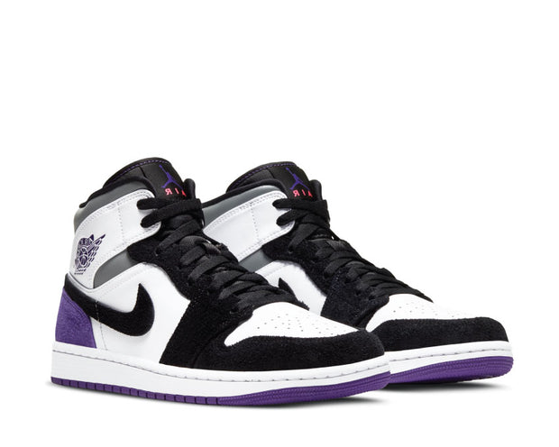 jordans mid 1 purple