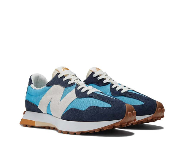 Кроссовки для бега в сетку new balance Vibrant Sky / Natural Indigo MS327BM