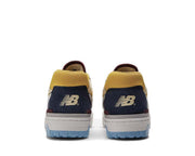 New Balance 680 White / Natural Indigo / Burgundy BB550NCF