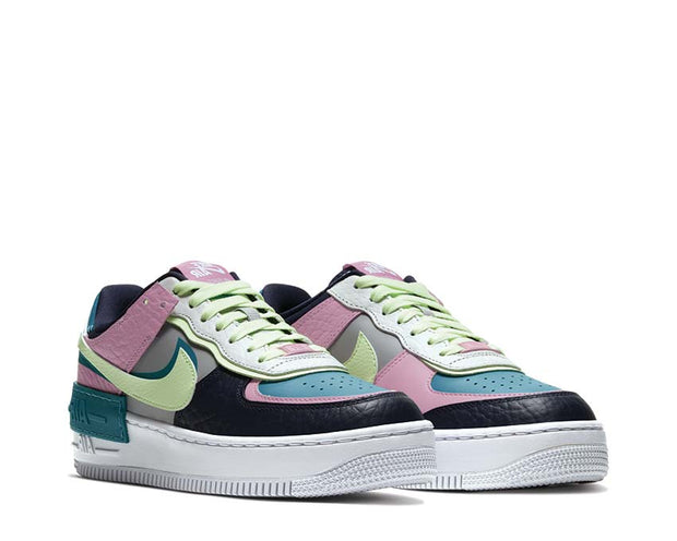 nike air force 1 shadow barely volt oracle aqua