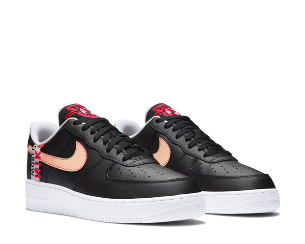 nike air force 1 black crimson