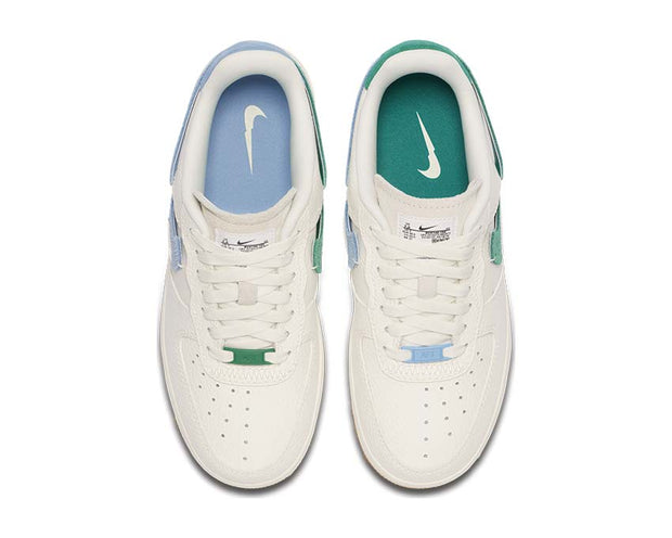 air force 1 07 sail mystic green light blue white lxx