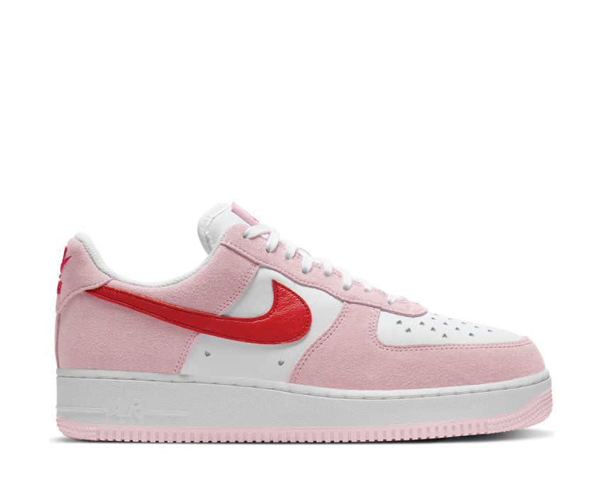 nike air force 1 low) university red qs