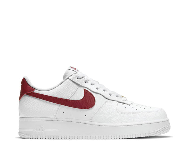 red and white air force 1s