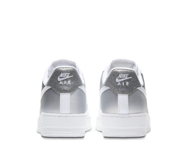 air force 1 silver and white