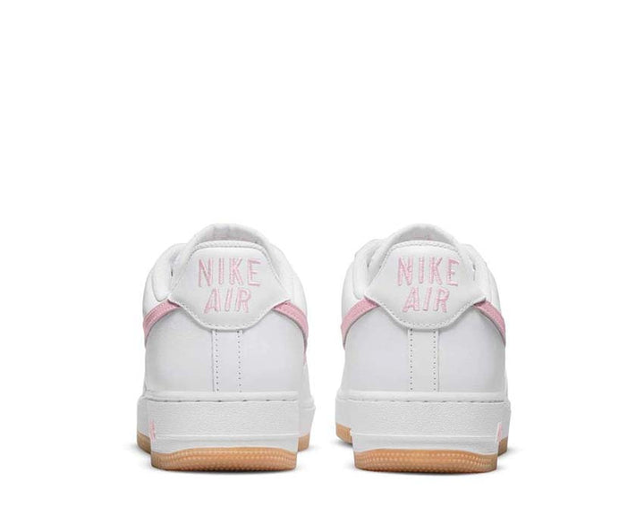 Nike nike rosherun womens pink dress boots  White / Pink - Gum Yellow - Metallic Gold  DM0576-101