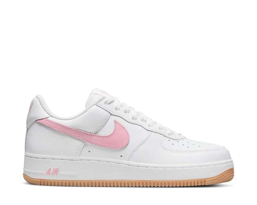 nike air force 1 low retro white pink gum yellow metallic gold dm0576 101