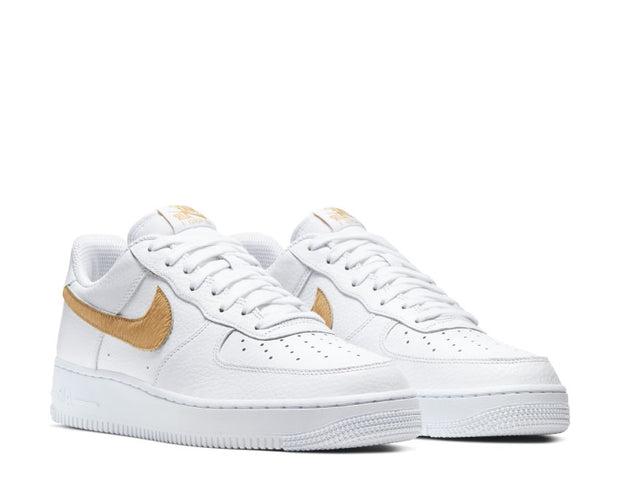 nike air force 1 lv8 white club gold white