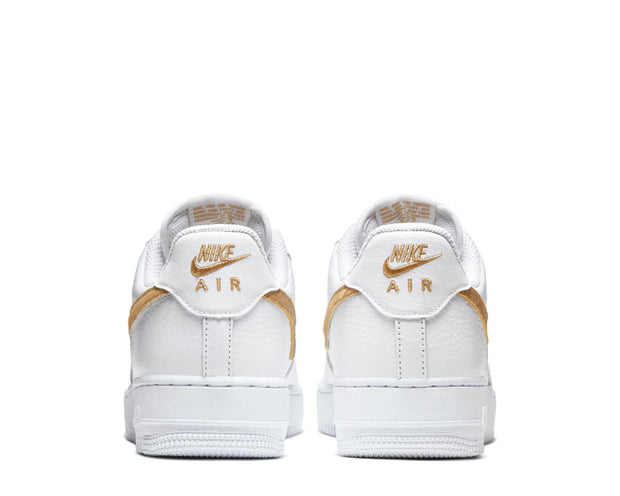 nike air force white and gold