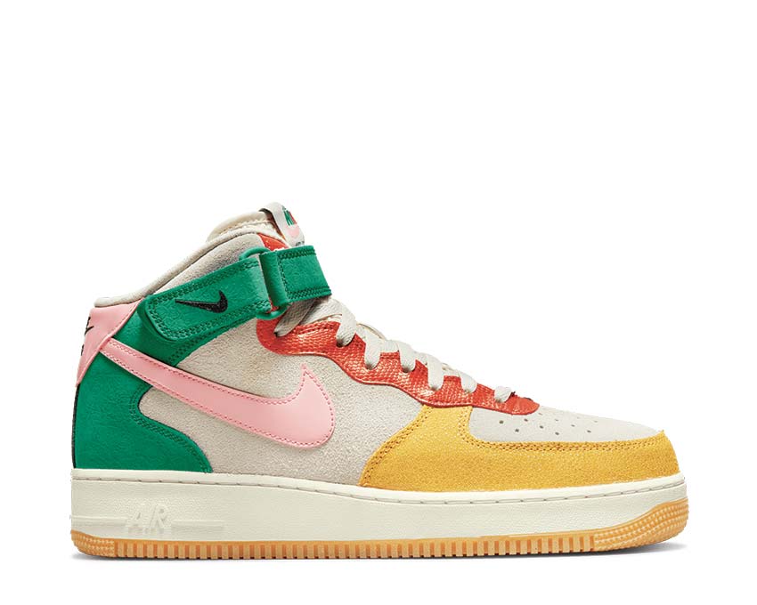 nike air force 1 mid nh coconut milk bleached coral vivid sulfur dr0158 100