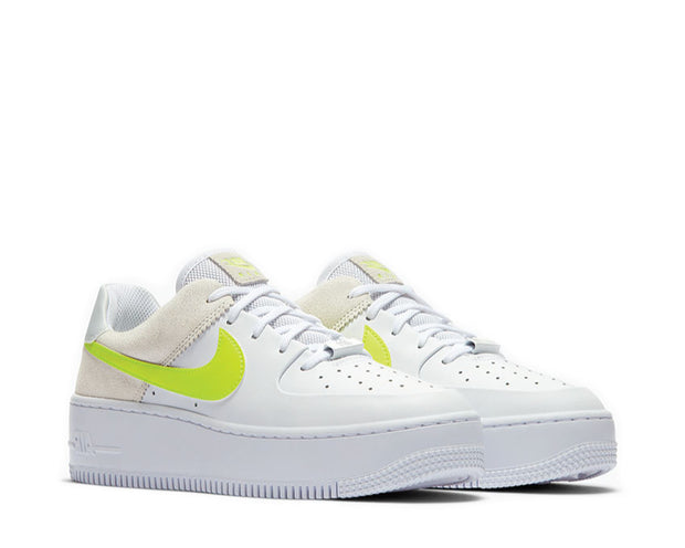 nike air force 1 07 white and fluro green